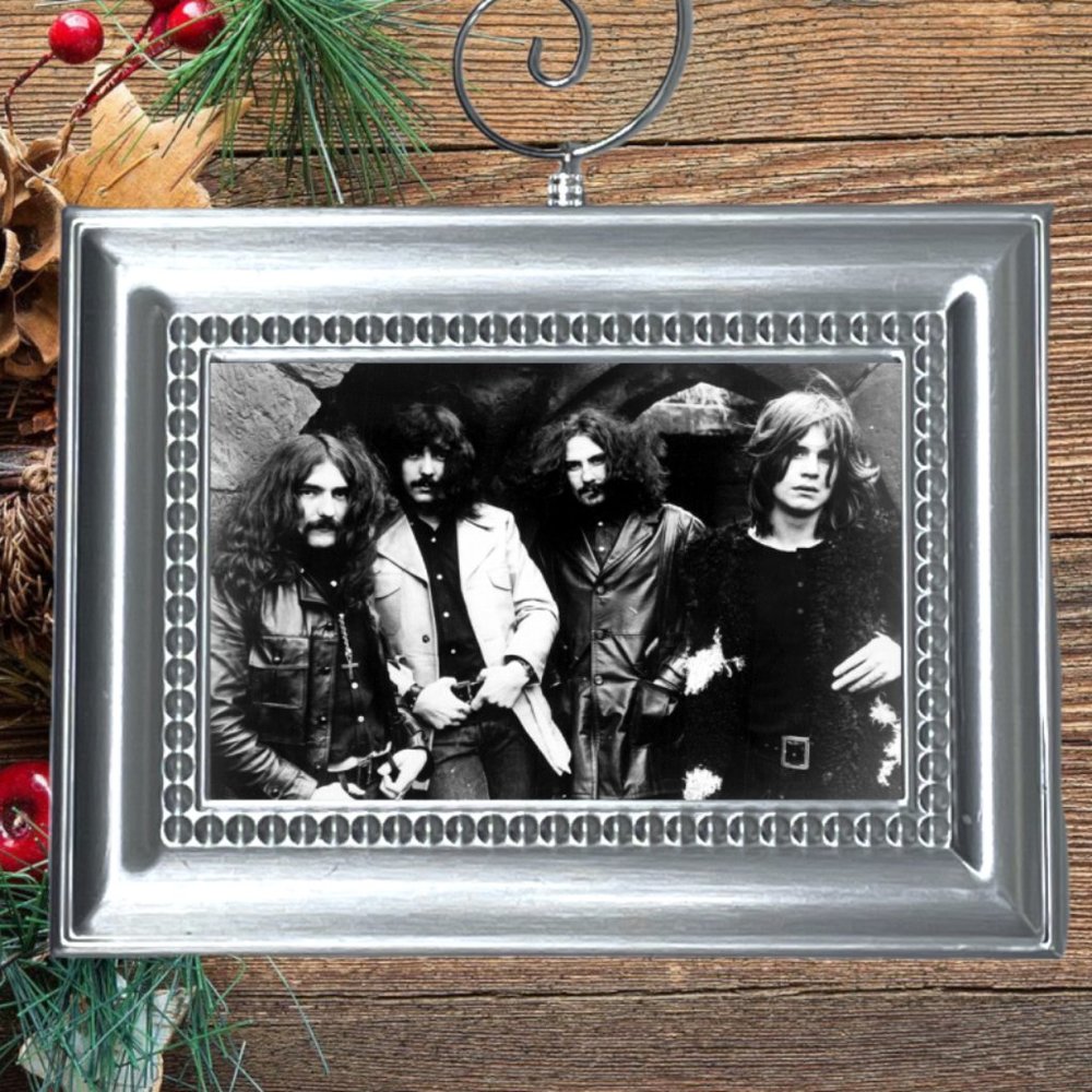 Black Sabbath Rock Band Memorabilia Christmas Tree Ornament